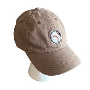 LIFE IS GOOD Kids light brown Baseball Embroidered Baseball Cap Hat